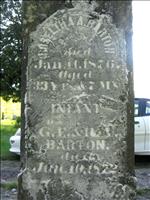 Barton, Roseltha A and Infant Dau